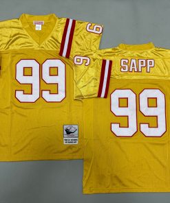 Warren Sapp Tampa Bay Buccaneers Authentic Throwback Retired Player Jersey