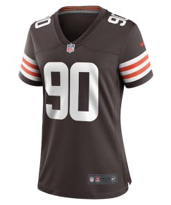 Alternative view of Maurice Hurst Cleveland Browns Nike Women's Nike Women's All Player Jersey - Brown