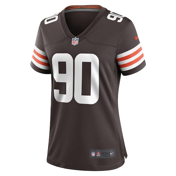 Maurice Hurst Cleveland Browns Nike Women's Nike Women's All Player Jersey - Brown - Image 2
