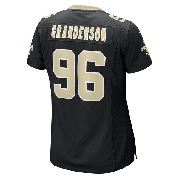 Carl Granderson New Orleans Saints Nike Women's Game Jersey - Black - Image 3