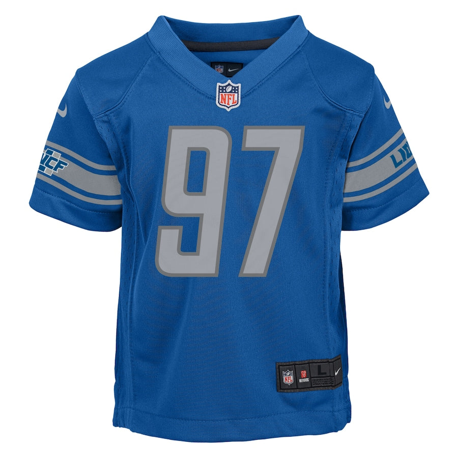 Aidan Hutchinson Detroit Lions Nike Preschool Game Jersey - Blue - Image 2