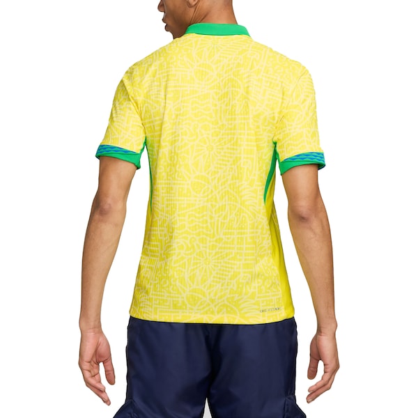Brazil National Team Nike 2024 Home Match Authentic Jersey?ยจC Yellow - Image 5