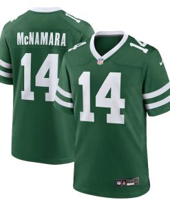 Austin McNamara New York Jets Nike Team Game Jersey - Legacy Green