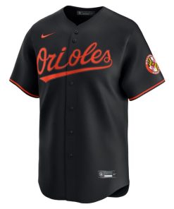 Alternative view of Baltimore Orioles Nike Alternate Limited Jersey - Black/White