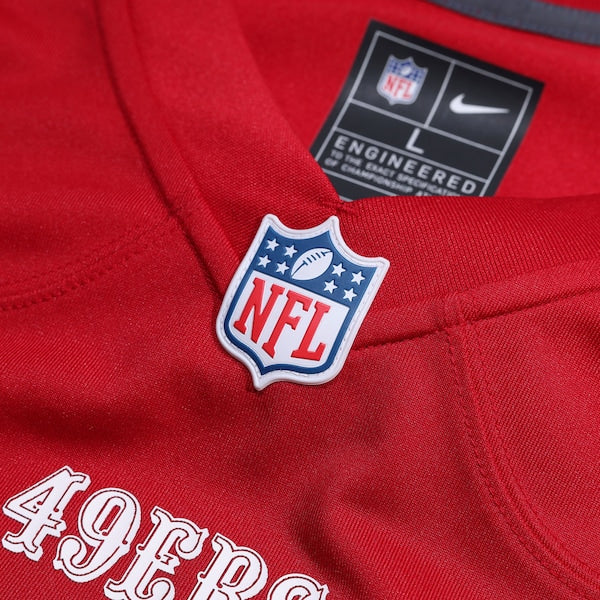 Aaron Banks San Francisco 49ers Nike Game Jersey - Scarlet - Image 5