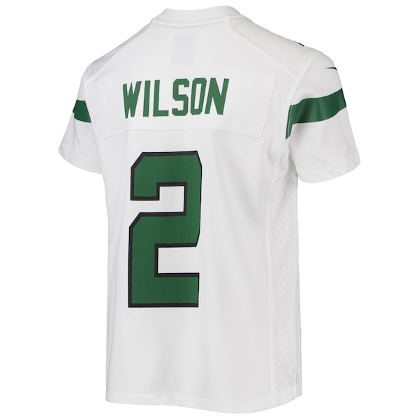 Zach Wilson New York Jets Nike Youth Game Jersey - White - Image 3