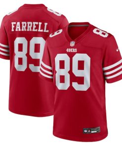 Luke Farrell San Francisco 49ers Nike Team Game Jersey -  Scarlet