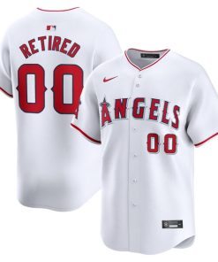 Los Angeles Angels Nike Home Limited Pick-A-Player Retired Roster Jersey - White