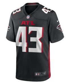 Alternative view of Tucker Fisk Atlanta Falcons Nike Player Game Jersey - Black