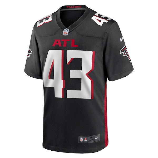 Tucker Fisk Atlanta Falcons Nike Player Game Jersey - Black - Image 2