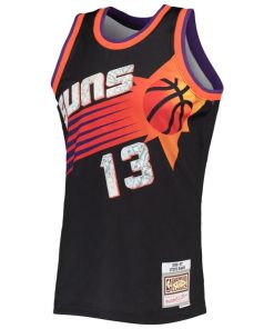 Alternative view of Steve Nash Phoenix Suns 1996/97 Hardwood Classics NBA 75th Anniversary Diamond Swingman Jersey - Black
