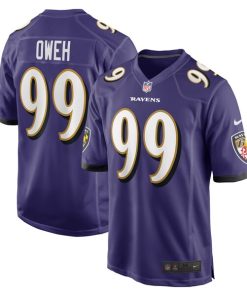 Odafe Oweh Baltimore Ravens Nike Game Jersey - Purple