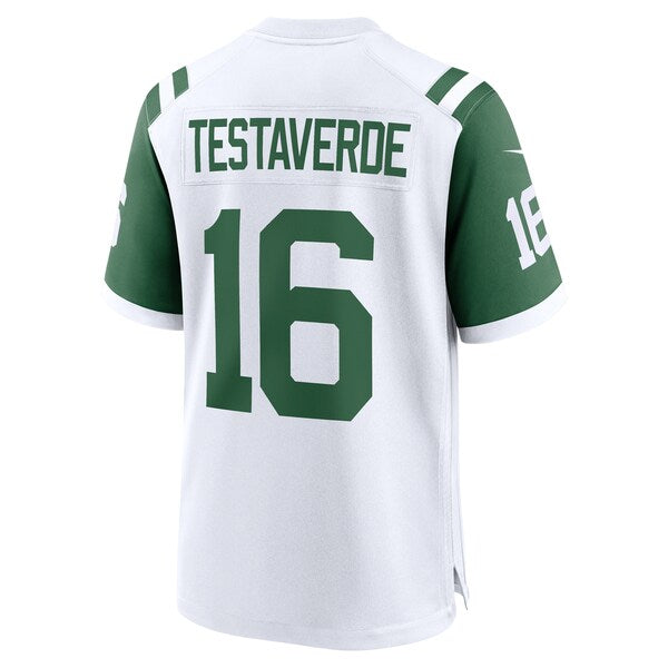 Vinny Testaverde New York Jets Nike Classic Alternate Retired Player Game Jersey - White - Image 3