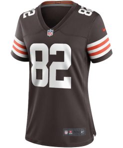 Alternative view of Ozzie Newsome Cleveland Browns Nike Women's Game Retired Player Jersey - Brown