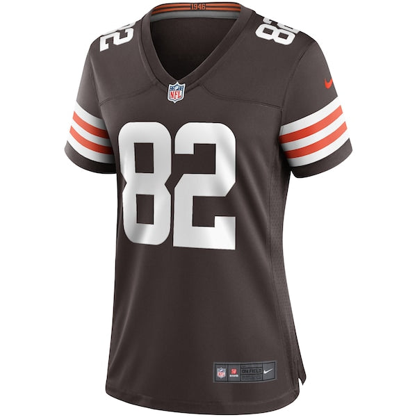 Ozzie Newsome Cleveland Browns Nike Women's Game Retired Player Jersey - Brown - Image 2