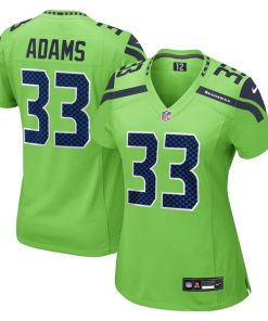 Jamal Adams Seattle Seahawks Nike Women's  Game Jersey - Neon Green