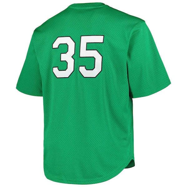 Frank Thomas Chicago White Sox Profile Big & Tall Cooperstown Collection Mesh Batting Practice Jersey - Kelly Green/Black - Image 6