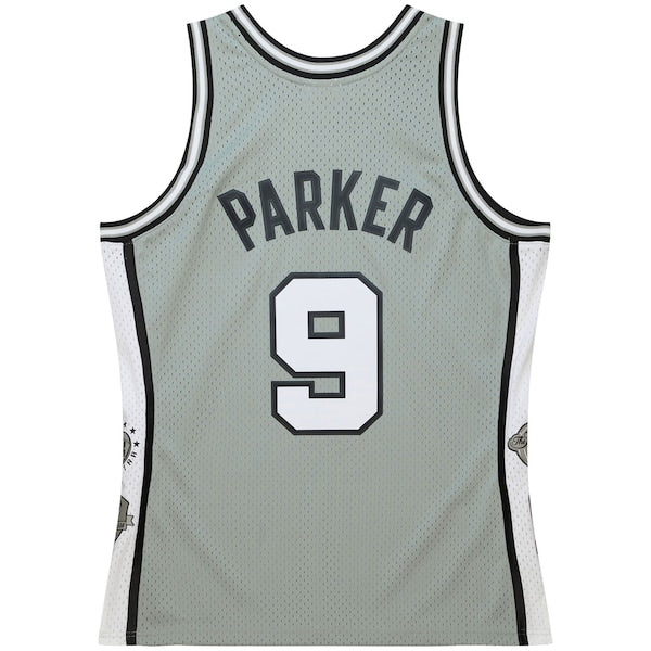 Tony Parker San Antonio Spurs Unisex Hall of Fame Class of 2023 Throwback Swingman Jersey - Gray - Image 3