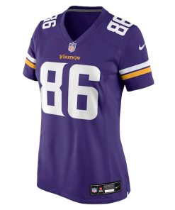 Alternative view of Gavin Bartholomew Minnesota Vikings Nike Women's Team Game Jersey -  Purple