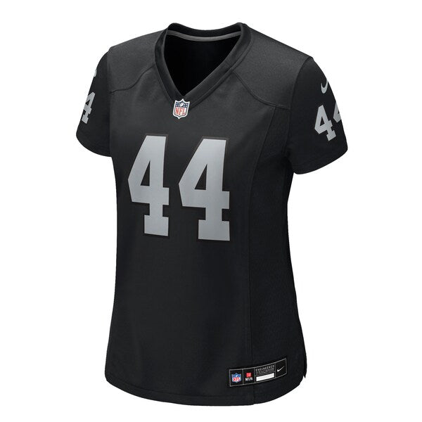 Tommy Eichenberg Las Vegas Raiders Nike Women's Team Game Jersey - Black - Image 2