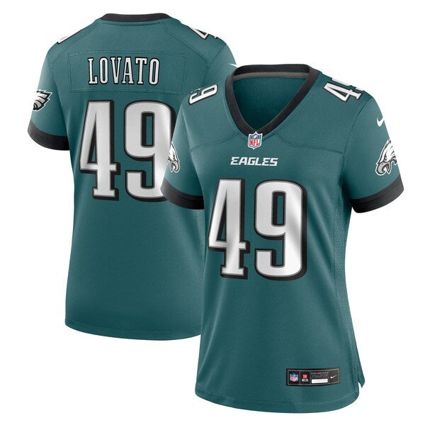 Rick Lovato Philadelphia Eagles Nike Women's Team Game Jersey - Midnight Green - Image 2