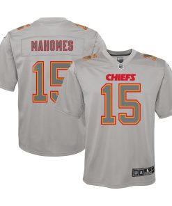 Patrick Mahomes Kansas City Chiefs Nike Youth Atmosphere Game Jersey - Gray