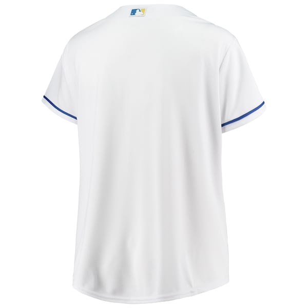 Kansas City Royals Women's Plus Size Home Replica Team Jersey - White - Image 4
