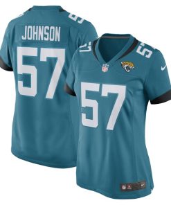 Caleb Johnson Jacksonville Jaguars Nike Women's Game Player Jersey - Teal