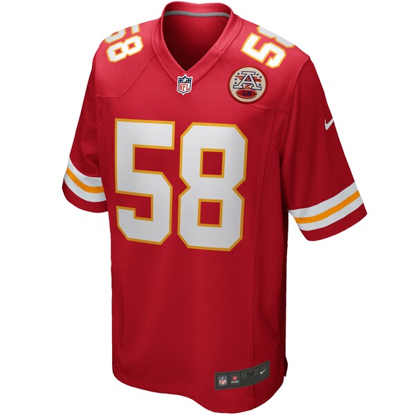 Derrick Thomas Kansas City Chiefs Nike Game Retired Player Jersey - Red - Image 2