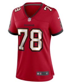 Alternative view of Tristan Wirfs Tampa Bay Buccaneers Nike Women's  Game Jersey -  Red
