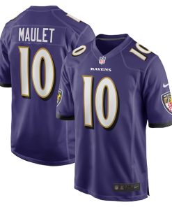 Arthur Maulet Baltimore Ravens Nike  Game Jersey -  Purple