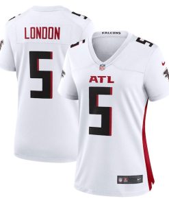 Drake London Atlanta Falcons Nike Women's Away Game Player Jersey - White