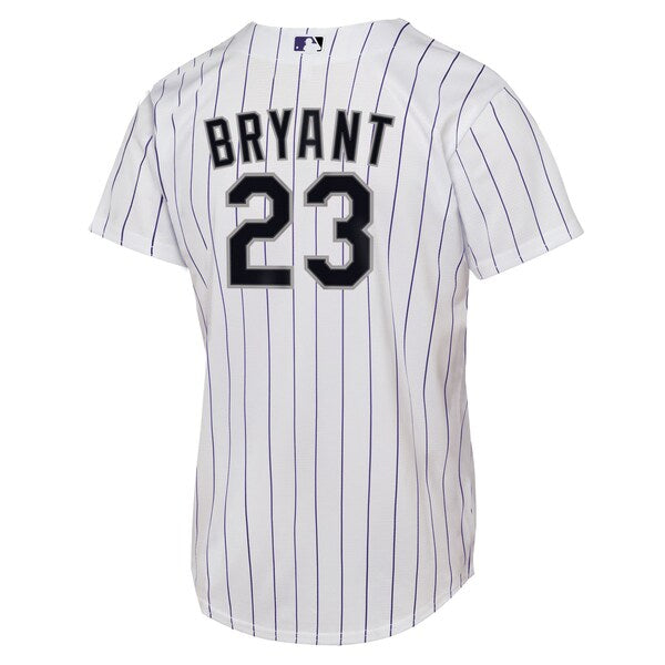 Kris Bryant Colorado Rockies Nike Youth Home Replica Player Jersey - White - Image 3