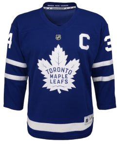 Alternative view of Auston Matthews Toronto Maple Leafs Toddler Replica Player Jersey - Royal