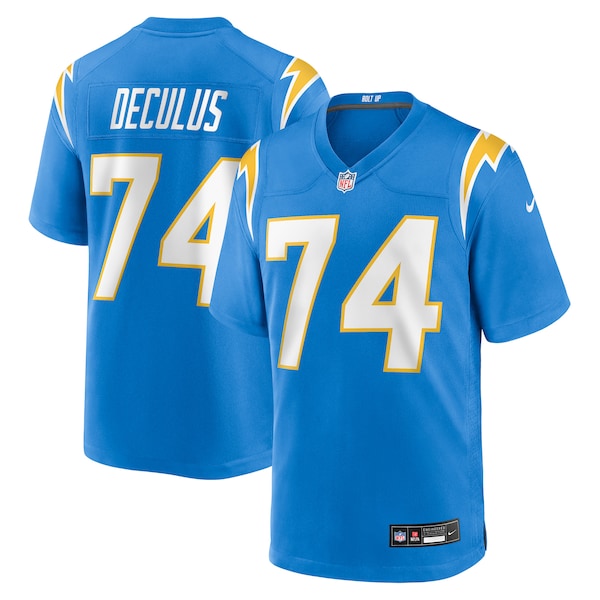 Austin Deculus Los Angeles Chargers Nike Team Game Jersey - Powder Blue
