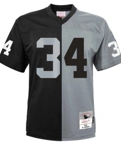 Alternative view of Bo Jackson Las Vegas Raiders Youth Split Legacy Jersey - Black/Silver