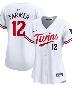 Kyle Farmer Minnesota Twins Nike Women's  Home Limited Player Jersey - White