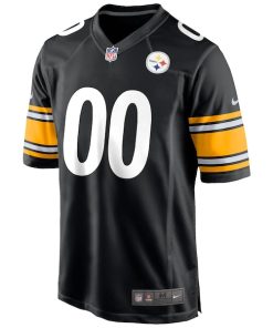 Alternative view of Pittsburgh Steelers Nike Custom Game Jersey - Black