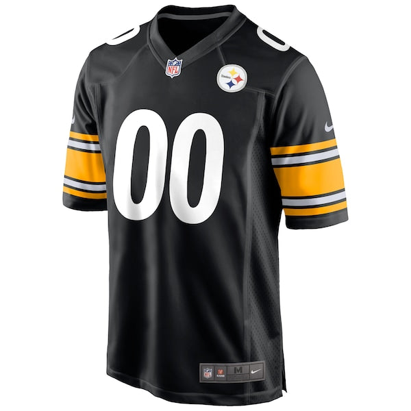 Pittsburgh Steelers Nike Custom Game Jersey - Black - Image 2