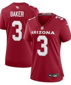 Budda Baker Arizona Cardinals Nike Women's Team Game Jersey -  Cardinal