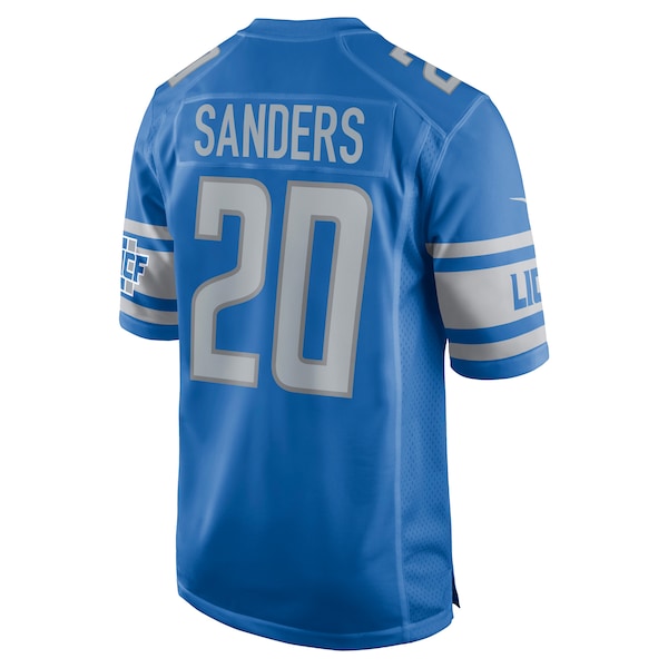 Barry Sanders Detroit Lions Nike Game Retired Player Jersey - Blue - Image 3