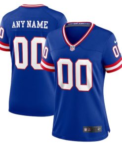 New York Giants Nike Women's Classic Custom Game Jersey - Royal