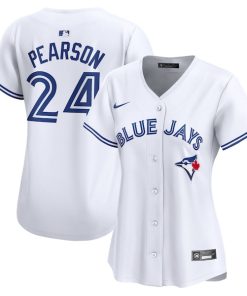 Nate Pearson Toronto Blue Jays Nike Women's  Home Limited Player Jersey - White