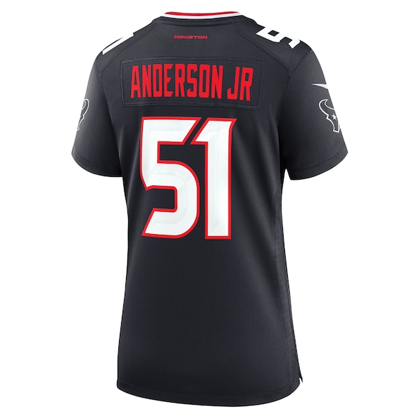 Will Anderson Jr. Houston Texans Nike Women's Game Jersey - Navy/Red/White - Image 4