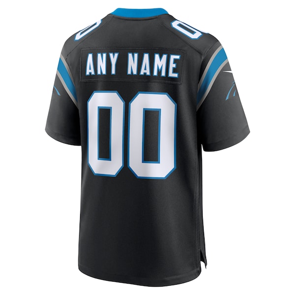 Carolina Panthers Nike Custom Game Jersey - Black - Image 4