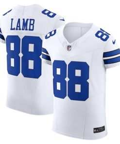 CeeDee Lamb Dallas Cowboys Nike Vapor F.U.S.E. Elite Jersey - White