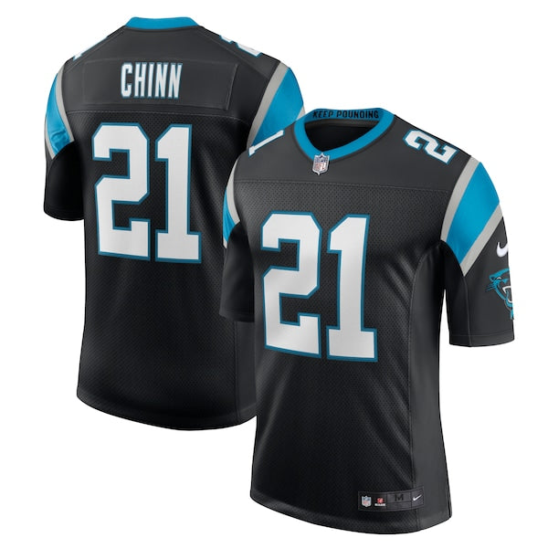Jeremy Chinn Carolina Panthers Nike Vapor Limited Jersey - Black/Blue - Image 2