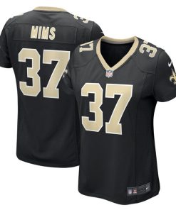 Jordan Mims New Orleans Saints Nike Women's Team Game Jersey -  Black
