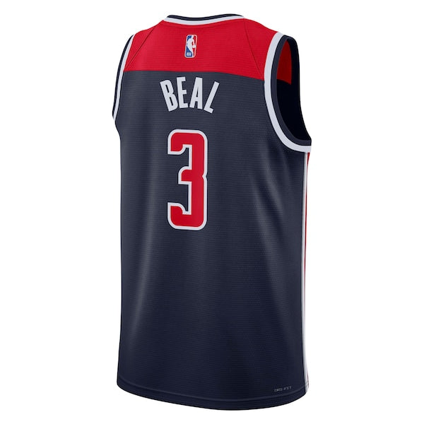 Bradley Beal Washington Wizards Jordan Brand Unisex Swingman Jersey - Statement Edition - Navy - Image 3