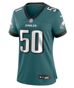Alternative view of Lance Dixon Philadelphia Eagles Nike Women's Team Game Jersey - Midnight Green